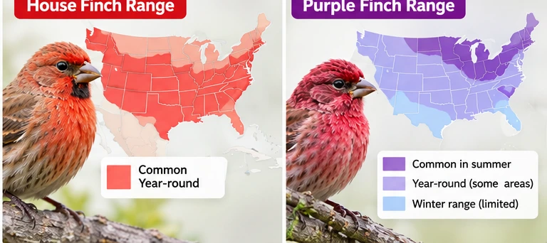 Conceptual range comparison; not an authoritative distribution map